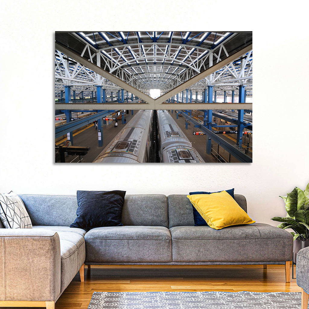 Stillwell Avenue Station Platform Perspective Wall Art