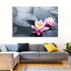 Pink Water Lilies Wall Art