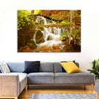 Plitvice Autumn Stream Wall Art