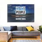 Silence Separates People Wall Art