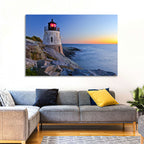 Castle Hill Lighthouse at Dusk Wall Art