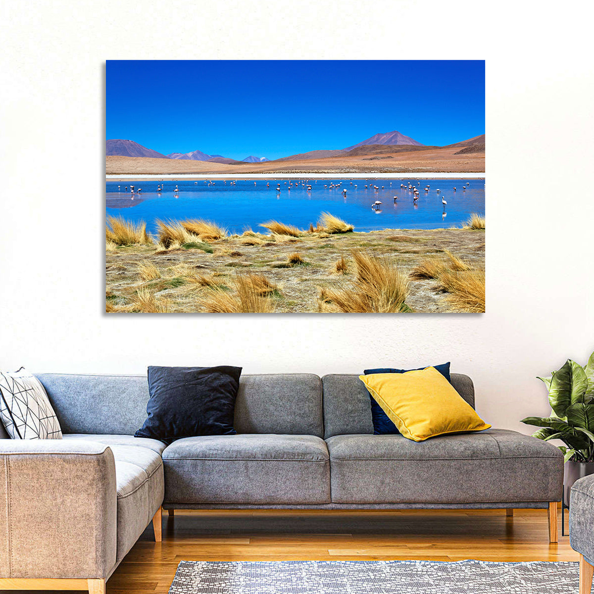 Laguna Flamingo Lake Wall Art