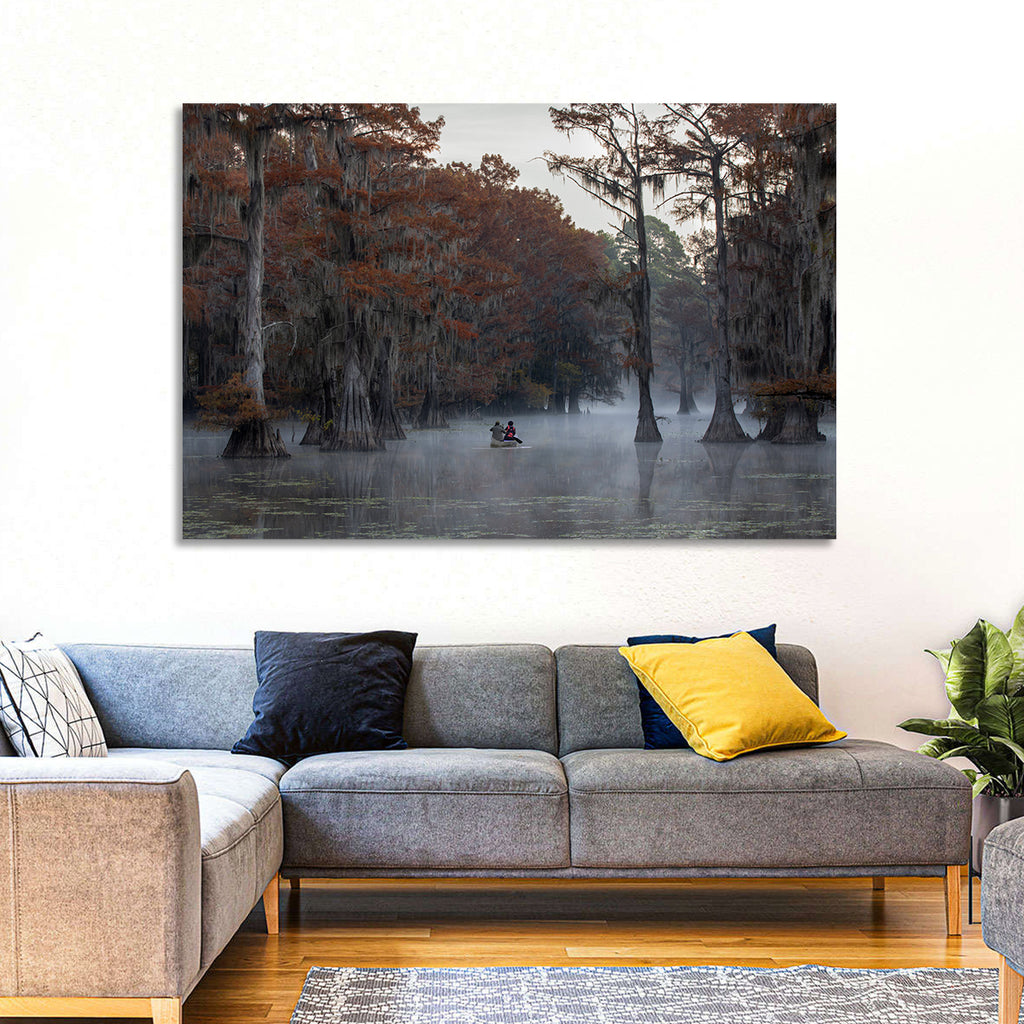 Caddo Lake Morning Mist Wall Art