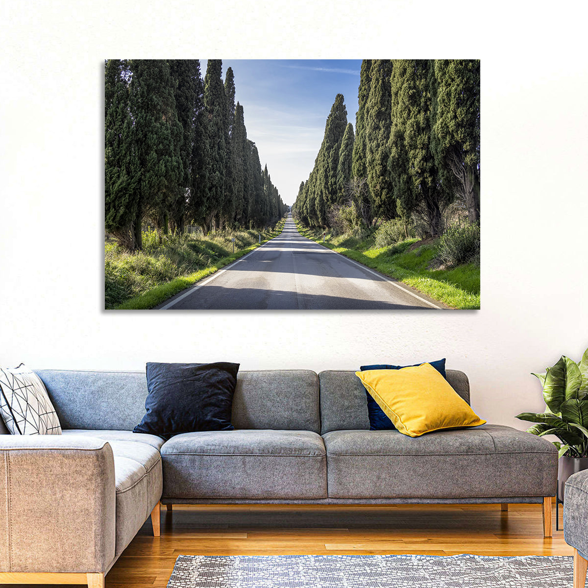 Avenue of Cypress Trees Wall Art