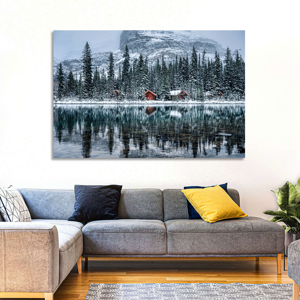 Lake O Hara Winter Wall Art