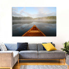 Cedar Canoe on Lake Ontario Wall Art