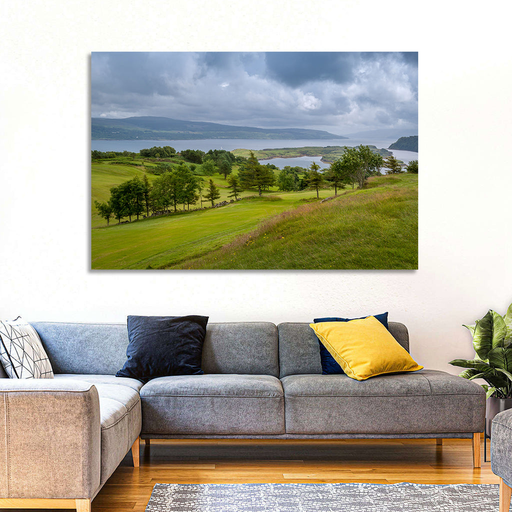 Tobermory Bay Coastal Hill Wall Art