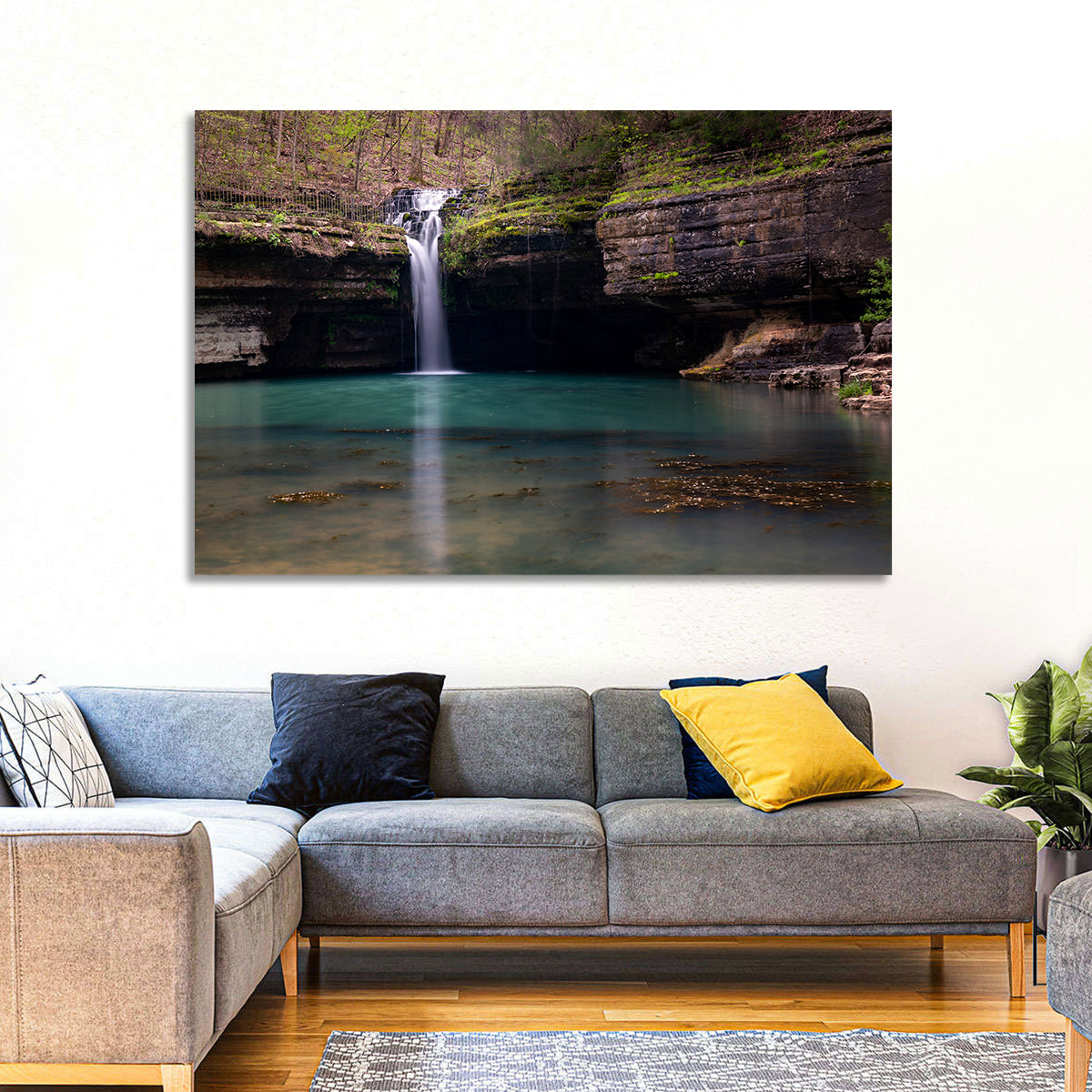 Mossy Cove Waterfall Wall Art