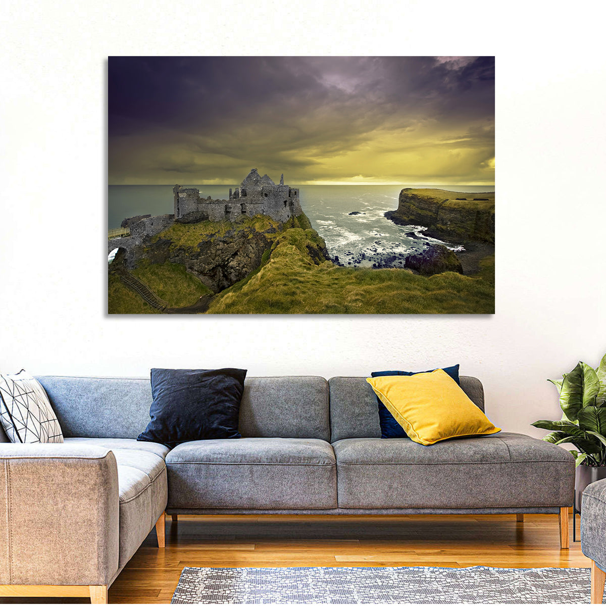 Dunluce Castle Ruins Wall Art