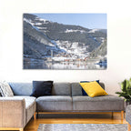 Uzungöl Winter Lake Reflection Wall Art