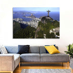 Christ the Redeemer Over Rio De Janeiro Wall Art