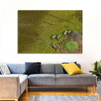 Aerial Herd of Elephants Wall Art