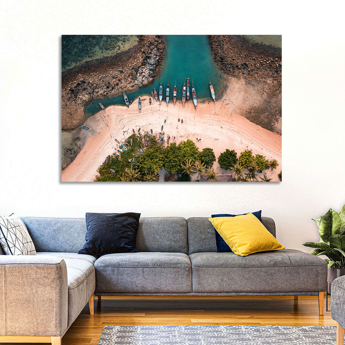 Koh Samui Long-tail Boats Wall Art