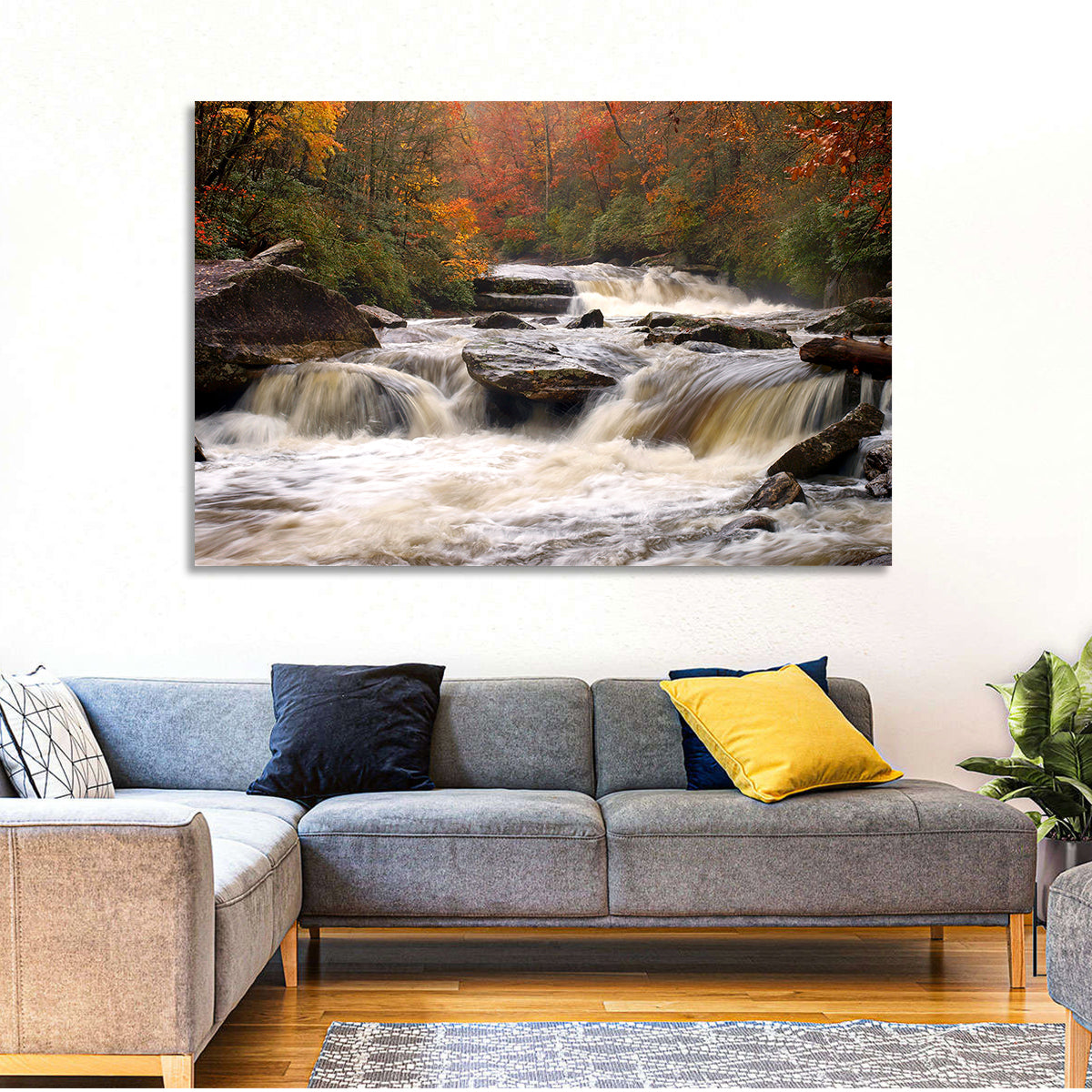 Carolina River in Autumn Wall Art