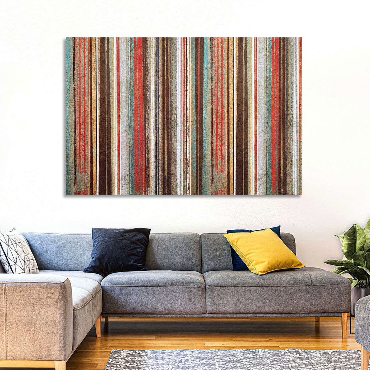 Layered Stripes Wall Art