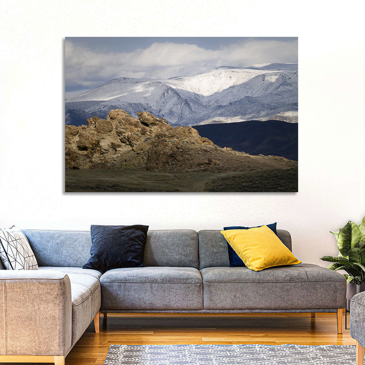 Wonderstone Snow-dusted Mountains Wall Art