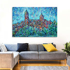 Salamanca Dual Domes Reflection Wall Art