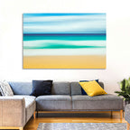 Sand and Surf Abstraction Wall Art