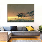 Unstoppable Knight with Red Cape Wall Art