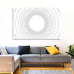 White Bubble Sphere Tunnel Wall Art