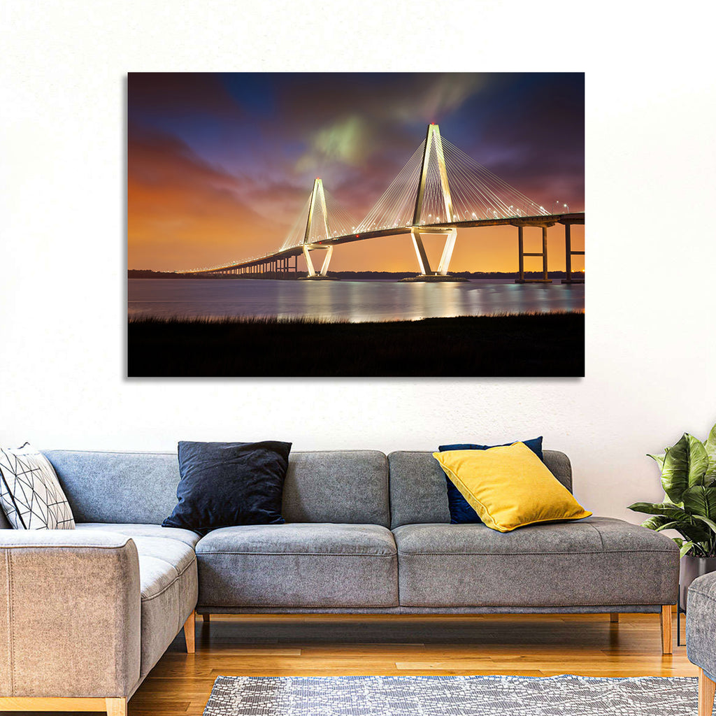 Arthur Ravenel Jr. Bridge at Dusk Wall Art