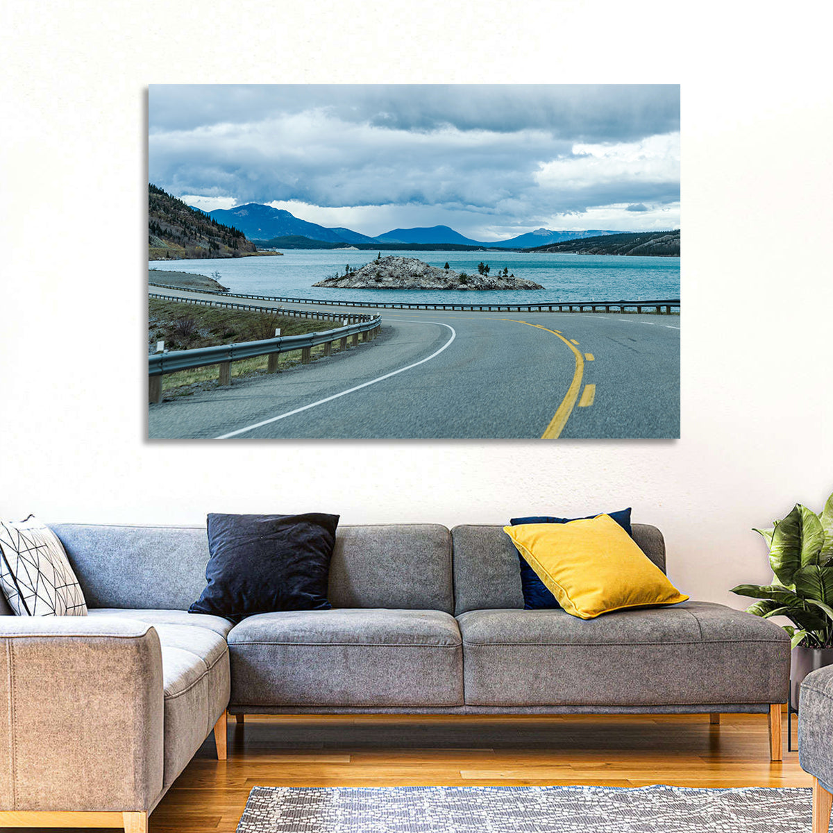 David Thompson Highway 11, Abraham Lake Wall Art in a room, landscape