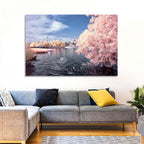 Golyazi Lake Infrared Landscape Wall Art