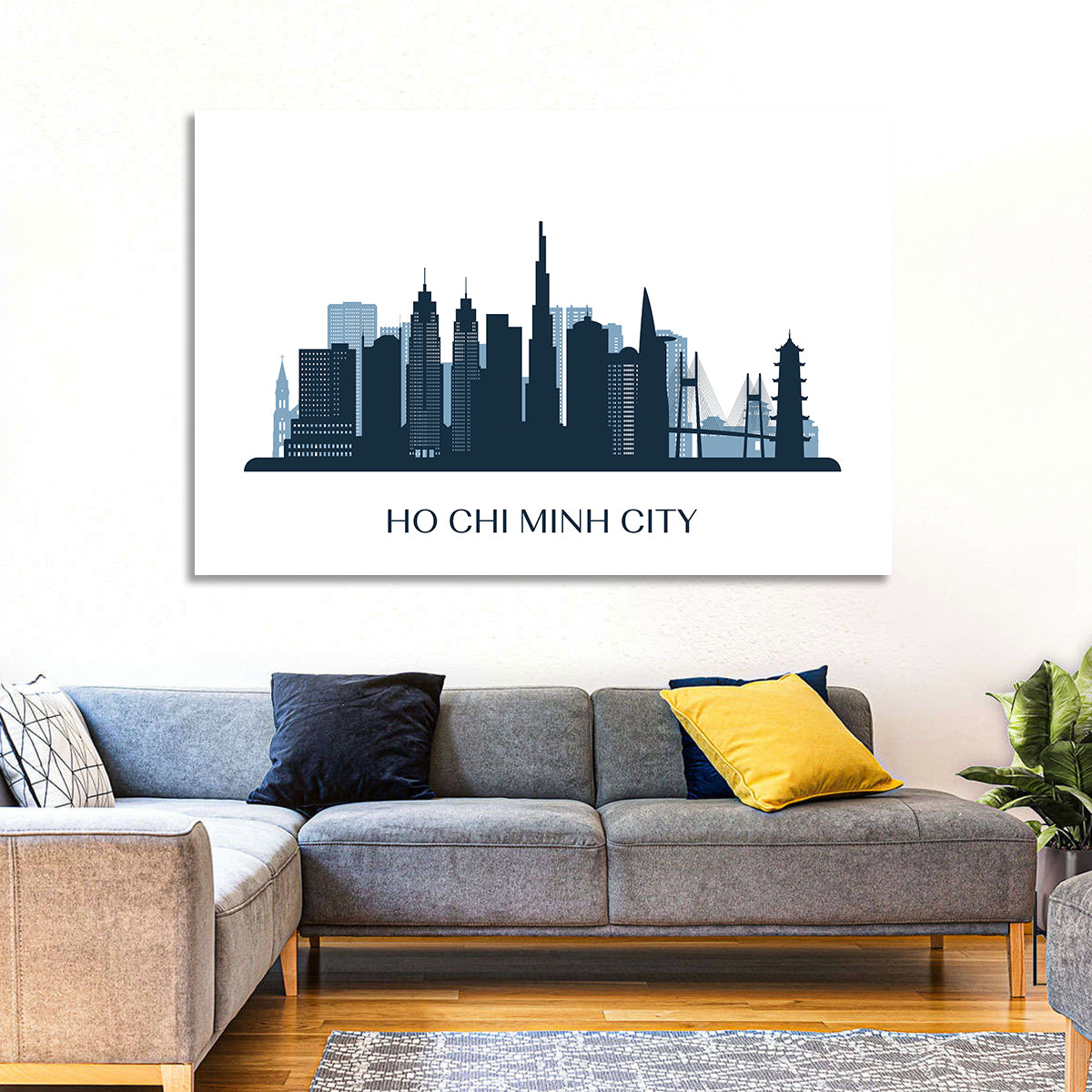 Ho Chi Minh City Skyline Wall Art