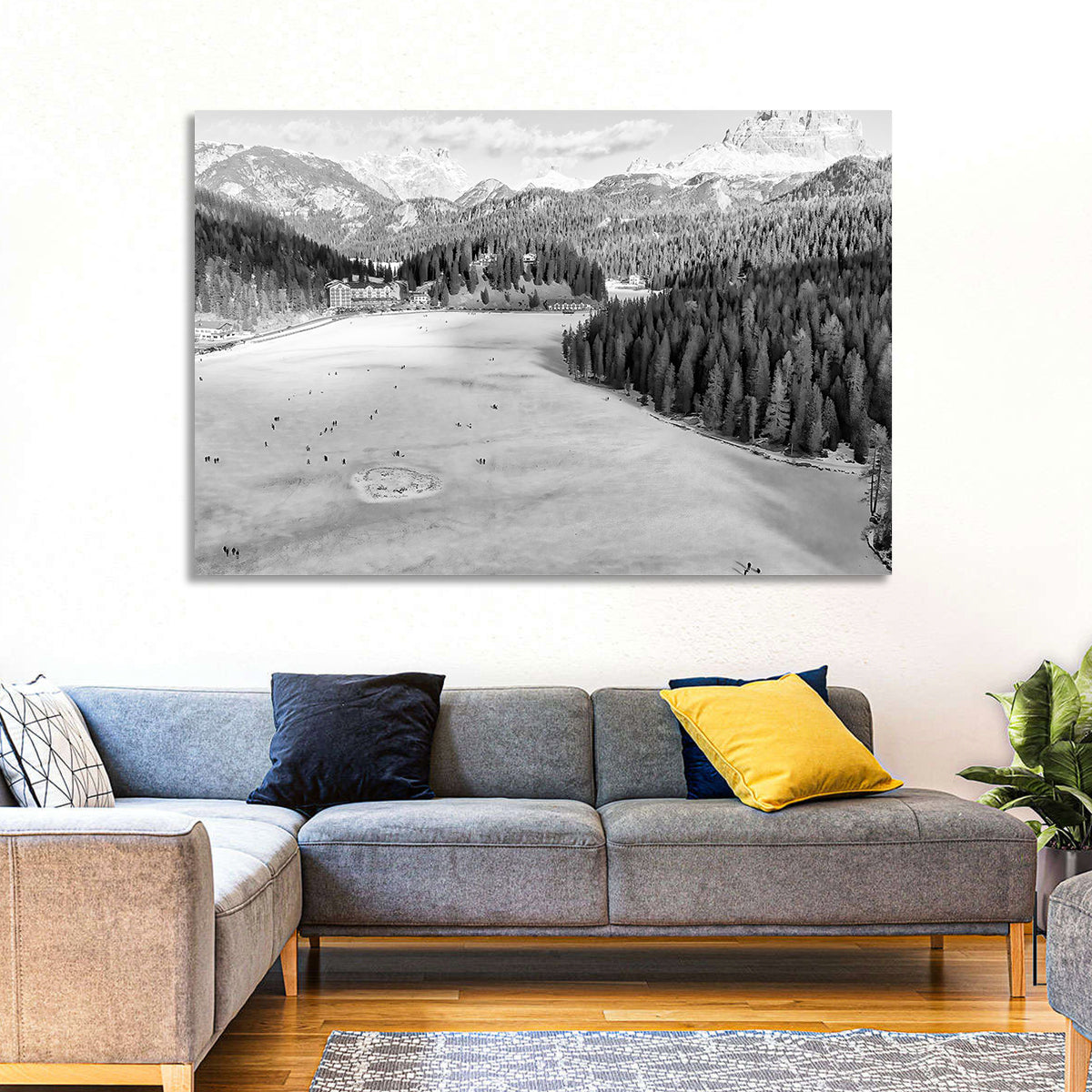 Dolomites at Lago Di Misurina Wall Art