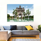 Patuxai Victory Gate Vientiane Wall Art