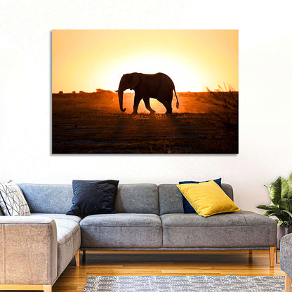 African Elephant Wall Art