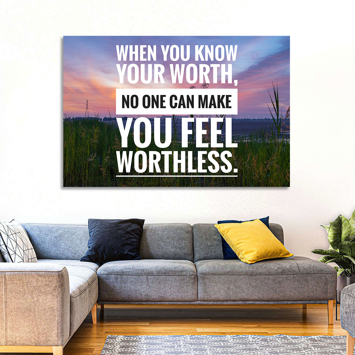 When You Know Your Worth, Golden Hour Wall Art