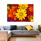 Fresh Autumn Flowers Wall Art