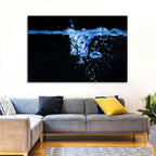 Underwater Bubble Motion Wall Art
