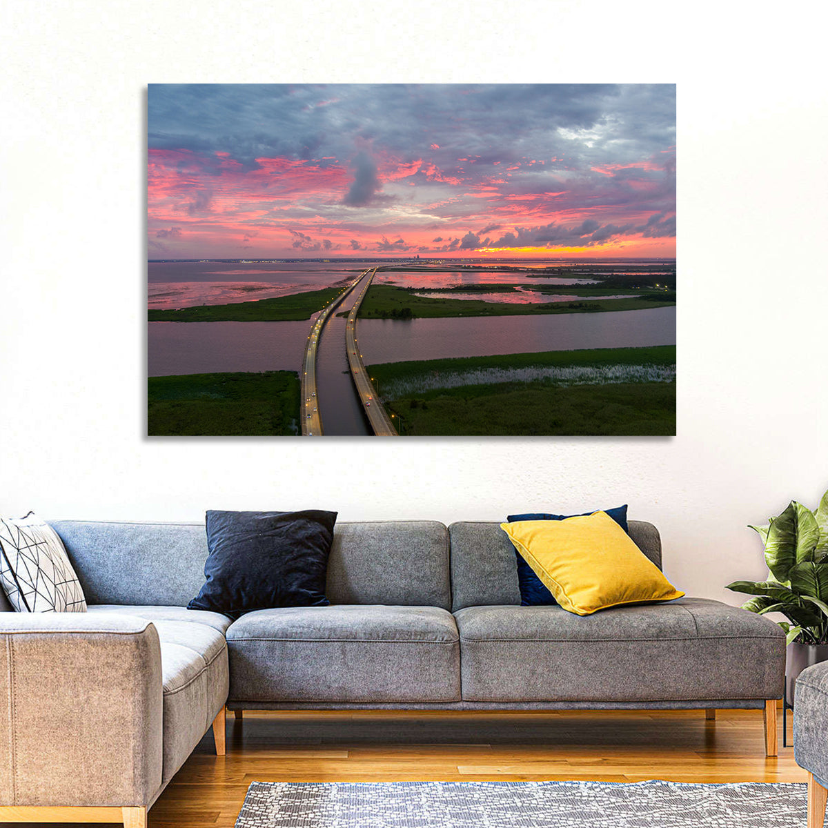 Mobile Bay Bridge Wall Art