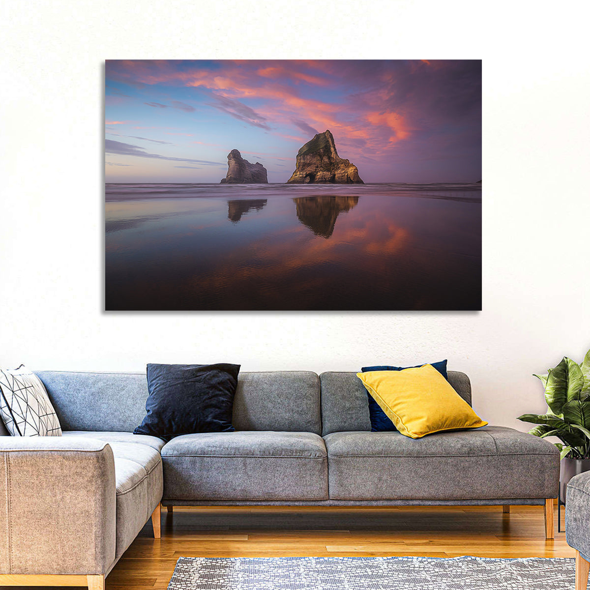 Wharariki Beach Sunrise Wall Art