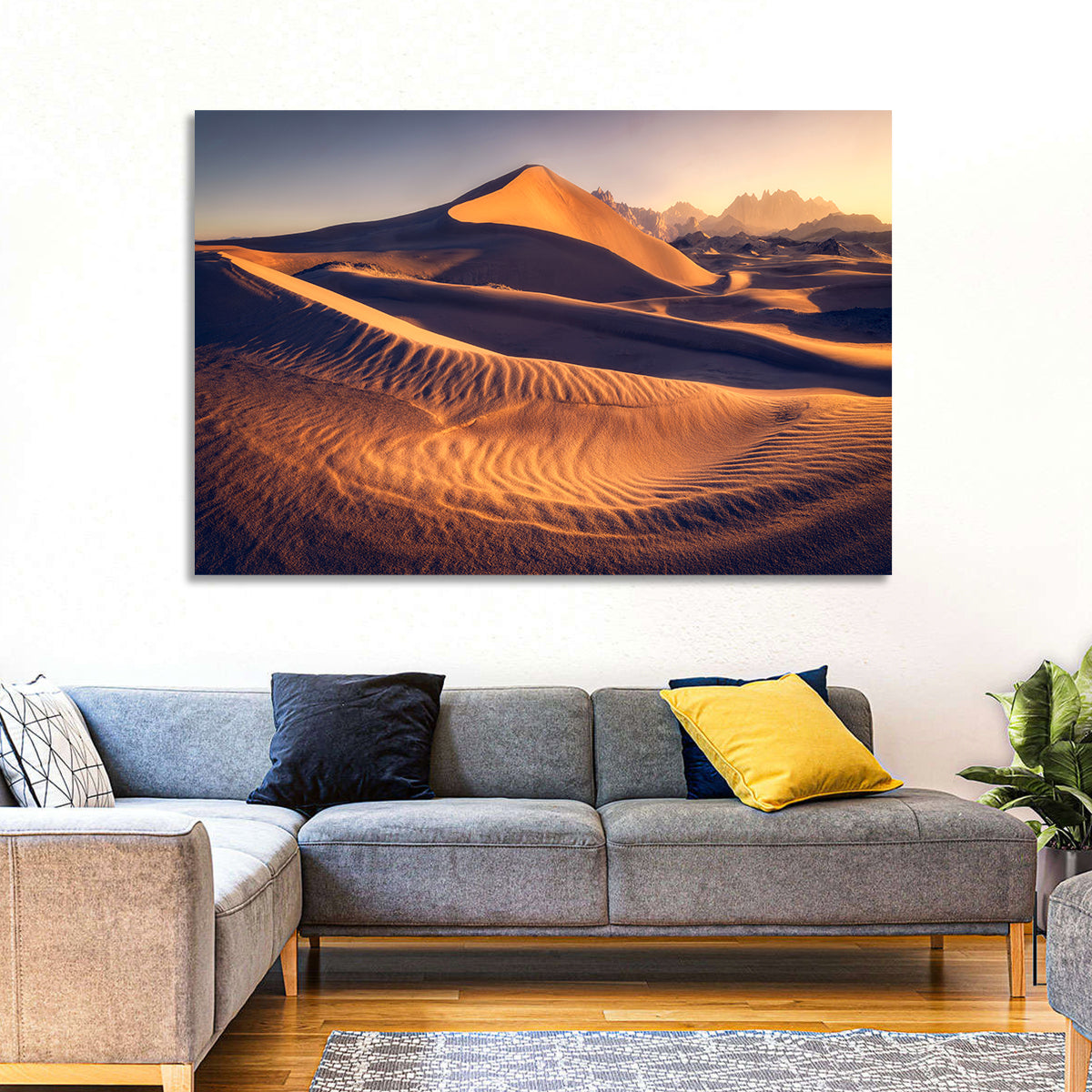 Tabuk Golden Hour Dunes Wall Art