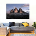 Tre Cime at Dusk Wall Art