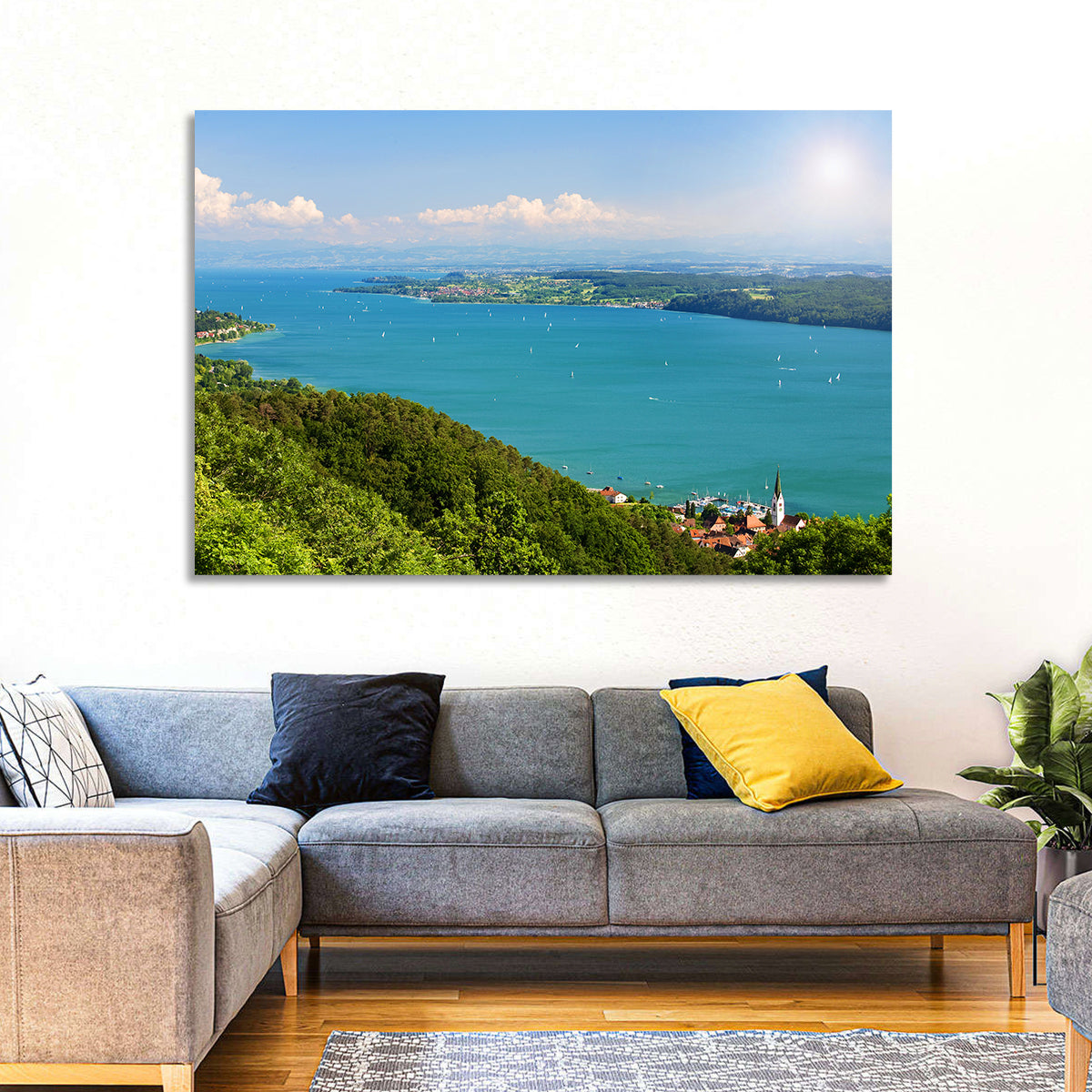 Immenstaad View of Lake Constance Wall Art