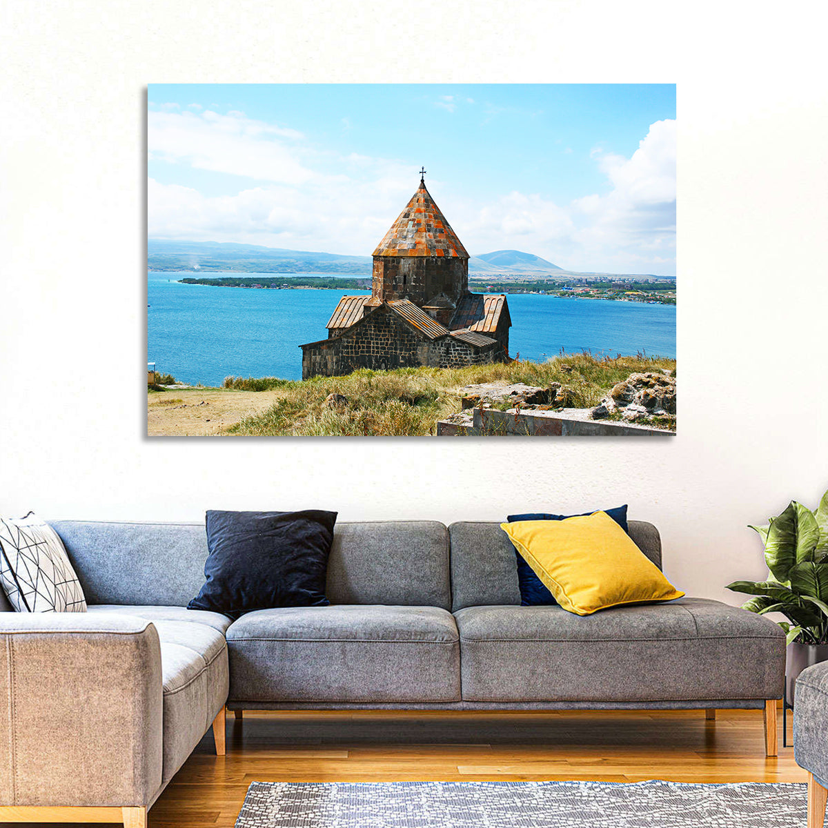 Sevanavank Monastery, Lake Sevan Wall Art in a room, landscape