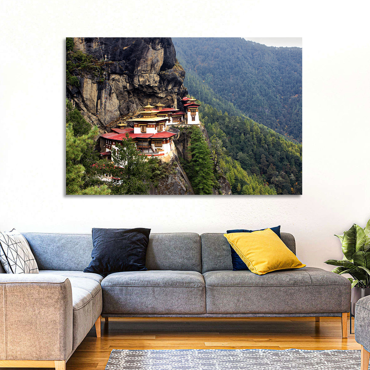 Tiger's Nest Monastery, Paro Bhutan Wall Art
