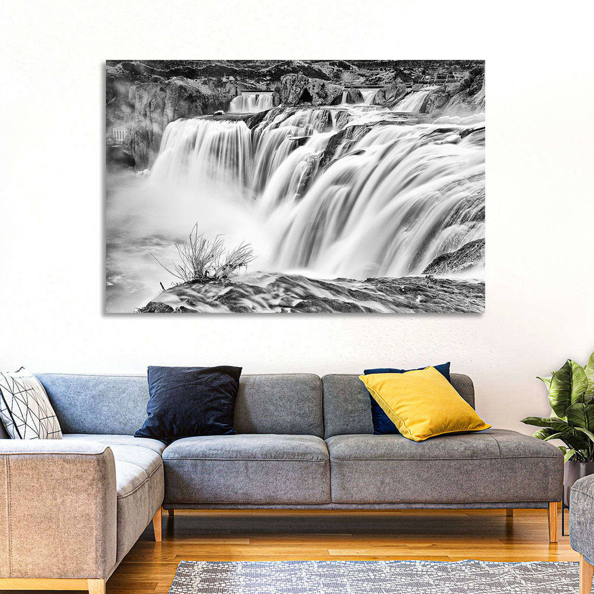 Shoshone Falls, Twin Falls Wall Art in a room, landscape