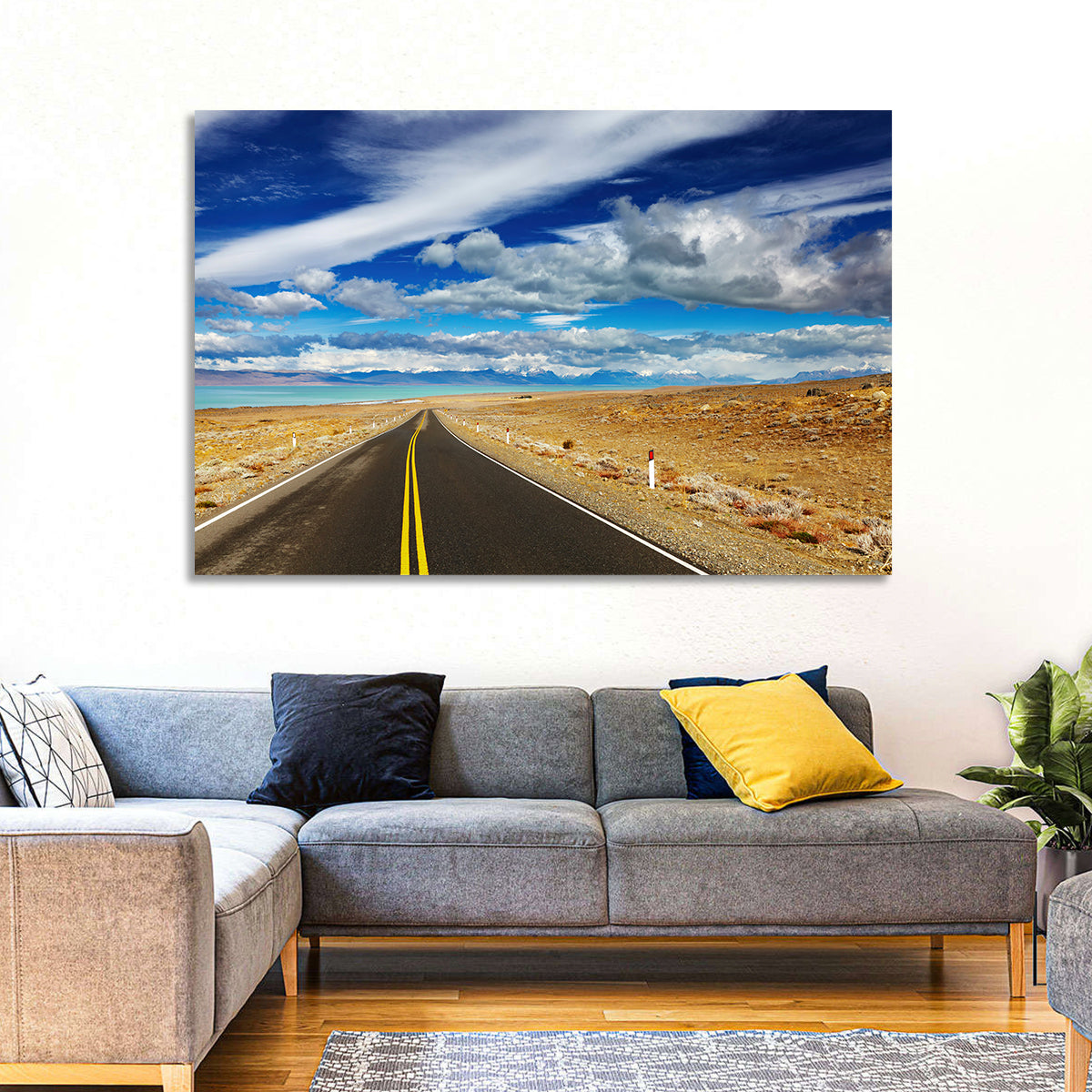 Road To Viedma Lake Wall Art