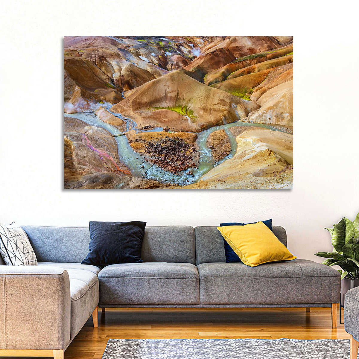 Kerlingarfjöll Geothermal Landscape Wall Art