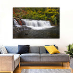 Dupont State Forest Autumn Waterfall Stream Wall Art