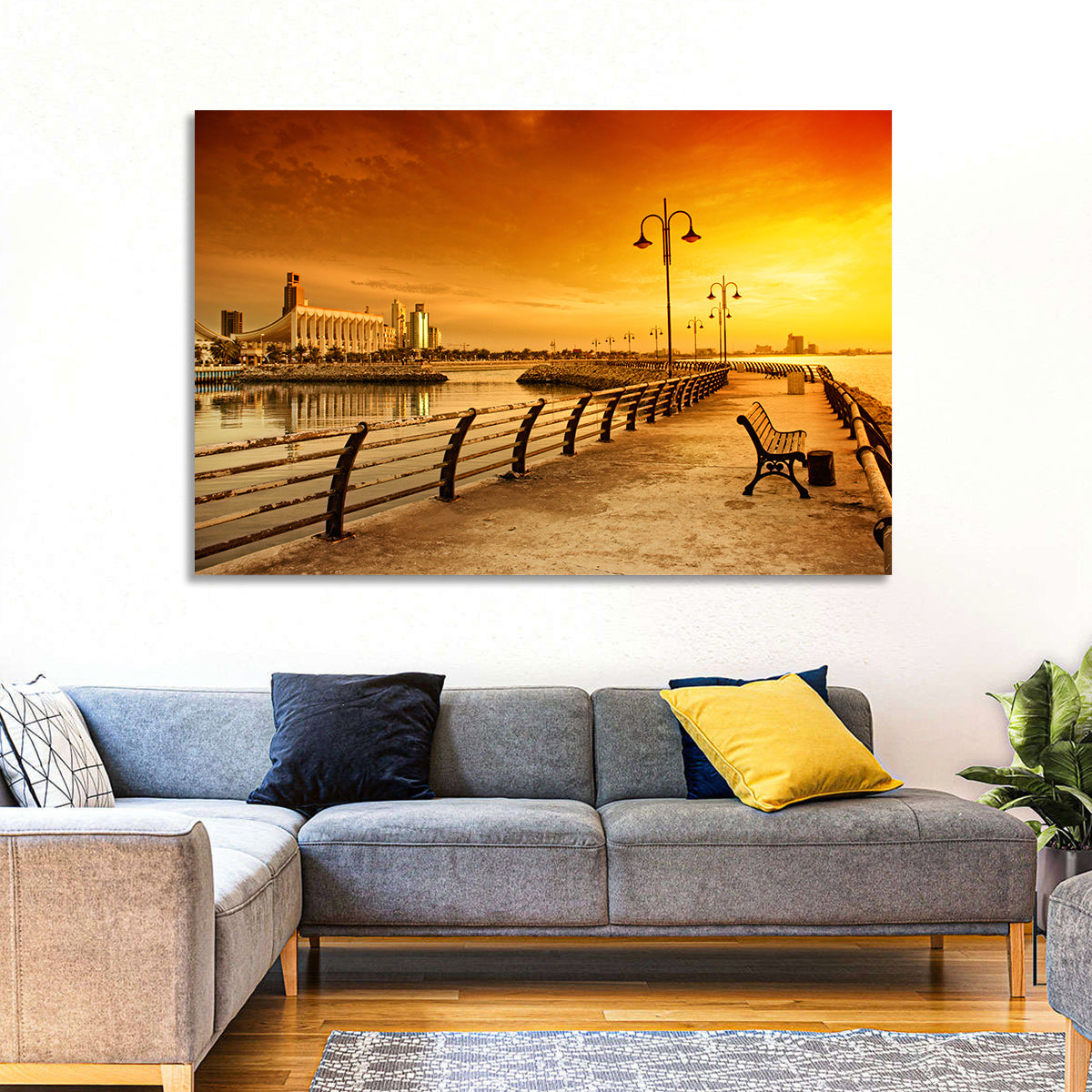 National Assembly at Golden Hour Wall Art