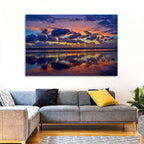 Dusk Beach Reflections Wall Art