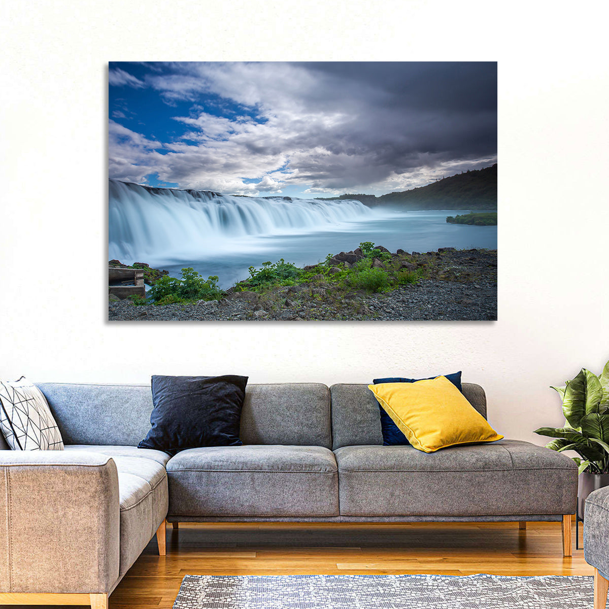 Faxi Waterfall, Iceland Wall Art in a room, landscape