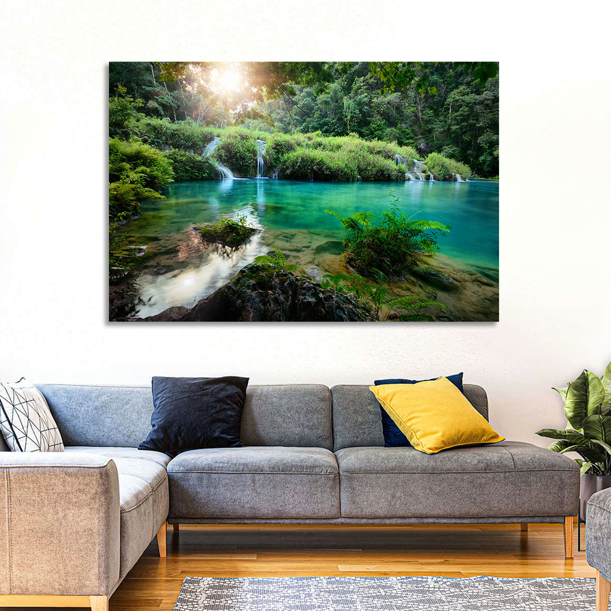 Semuc Champey Turquoise Pools Wall Art