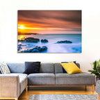 Reykjanes Golden Hour Beach Wall Art